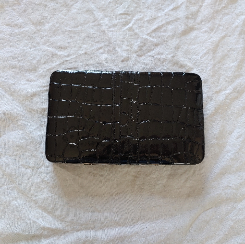 Faux Snakeskin Wallet